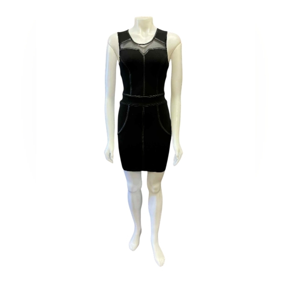 Lady Dutch Dress Black Bodycon Sleeveless Size XS EUC